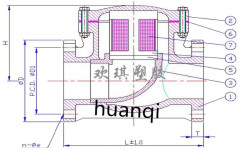 T型塑料過(guò)濾器圖紙