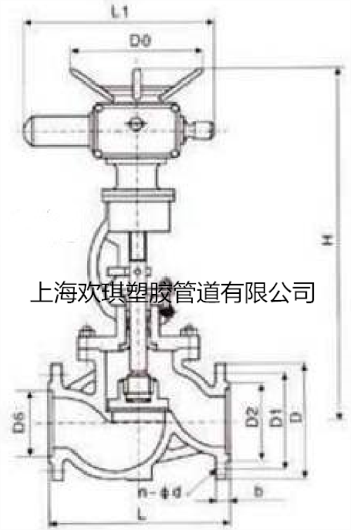 電動塑料截止閥 電動塑料截止閥